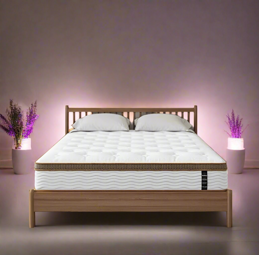 Matelas Hybride ComfortPlus – Mousse à Mémoire de Forme & Ressorts Soutien Ergonomique & Confort Optimal 160×200